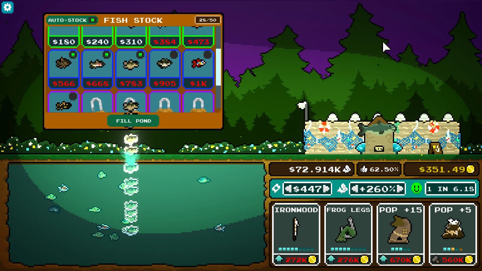 Pocket Idler: Fishing Pond görsel 6