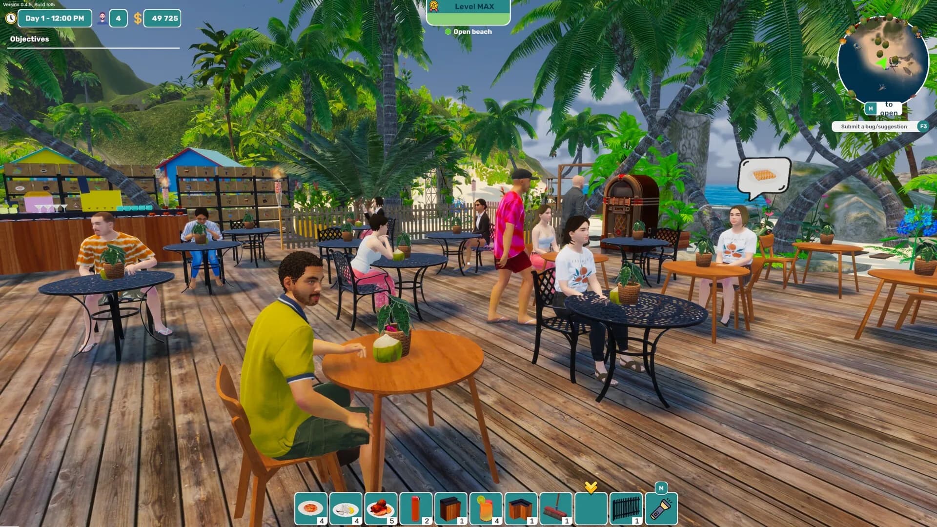 Tropical Resort Simulator (Paradise Beach Simulator) görsel 7