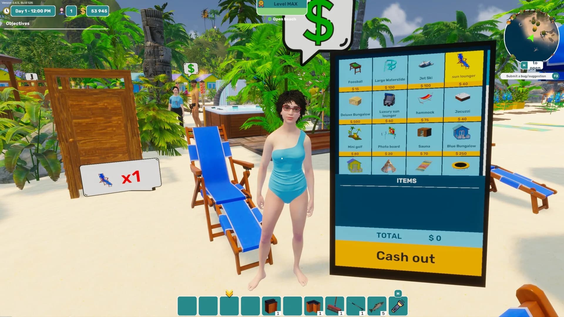 Tropical Resort Simulator (Paradise Beach Simulator) görsel 8