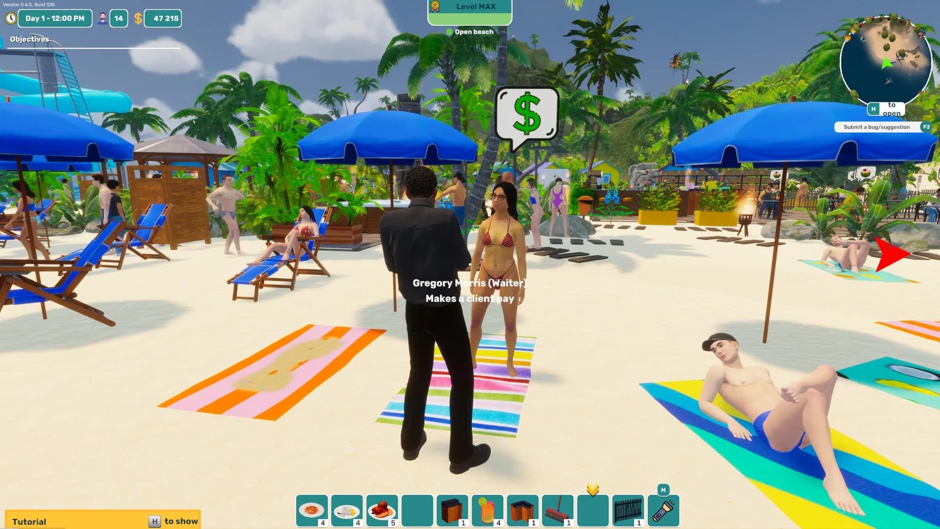 Tropical Resort Simulator (Paradise Beach Simulator) görsel 9