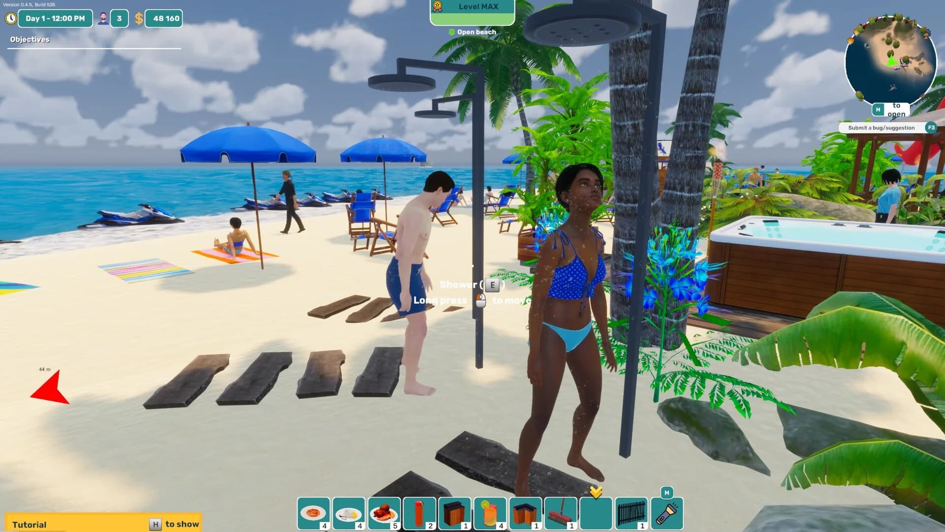 Tropical Resort Simulator (Paradise Beach Simulator) görsel 11