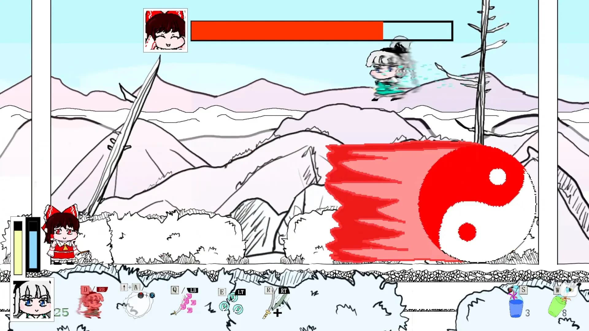 幽幽子大人食欲不振 Yuyuko is suffering from lack of appetite görsel 5
