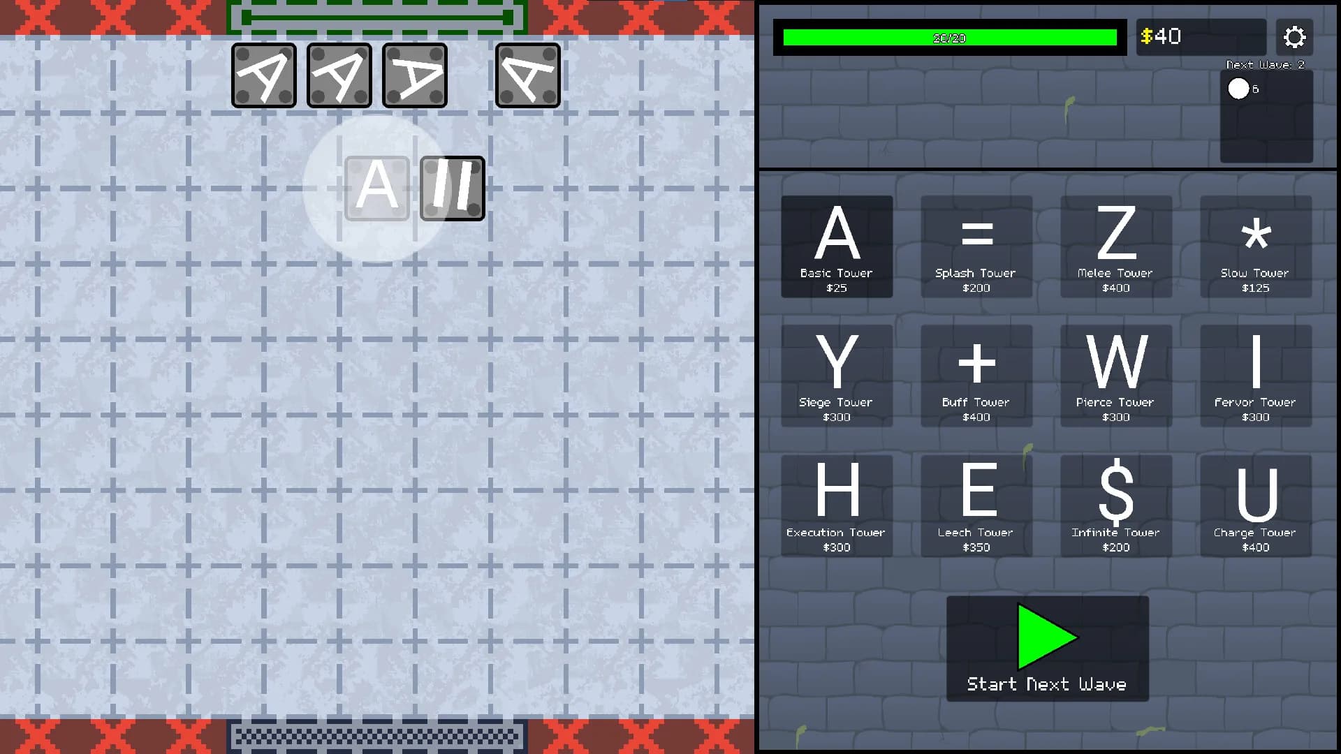 ASCII Tower Defense görsel 3