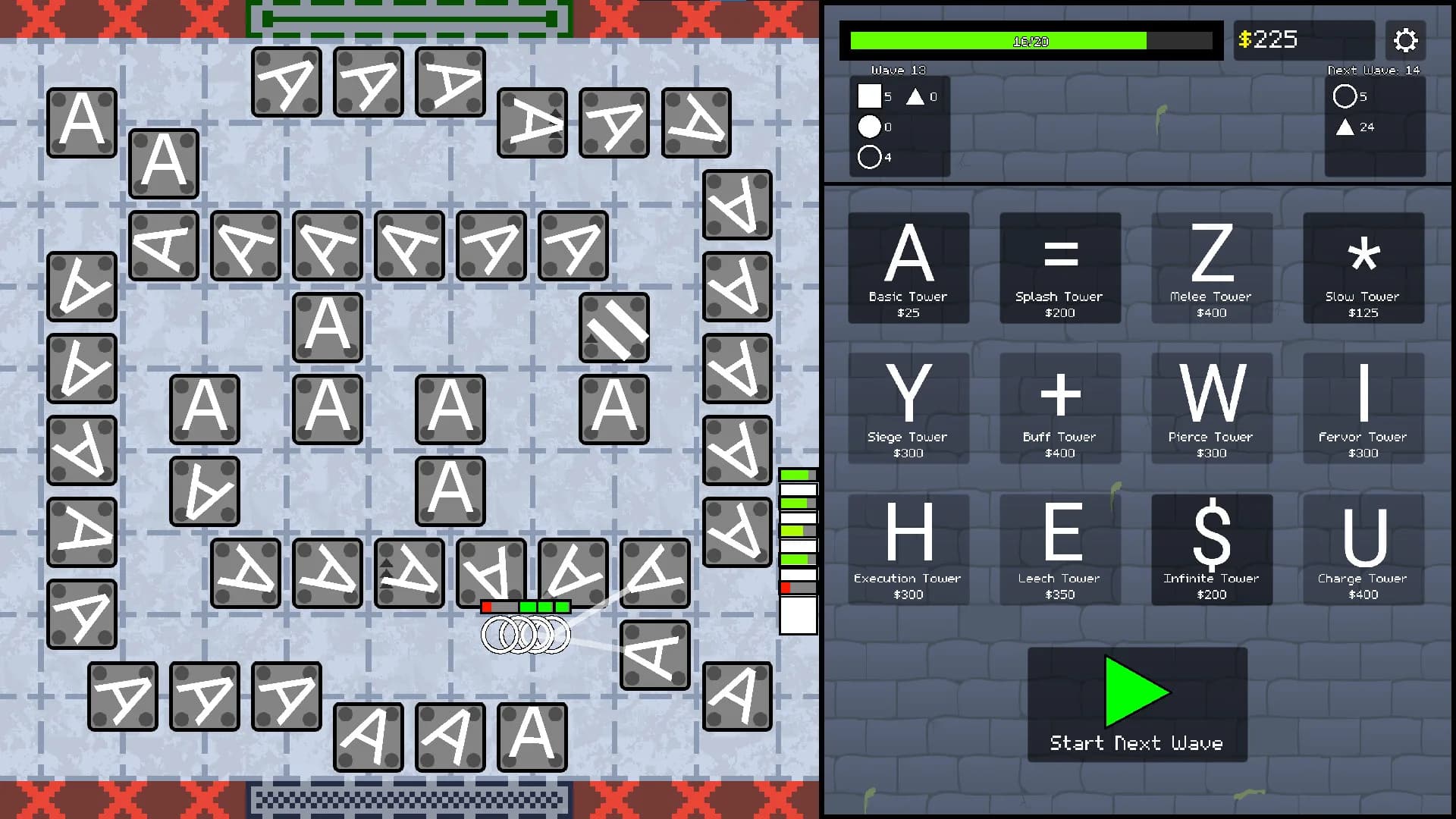 ASCII Tower Defense görsel 4