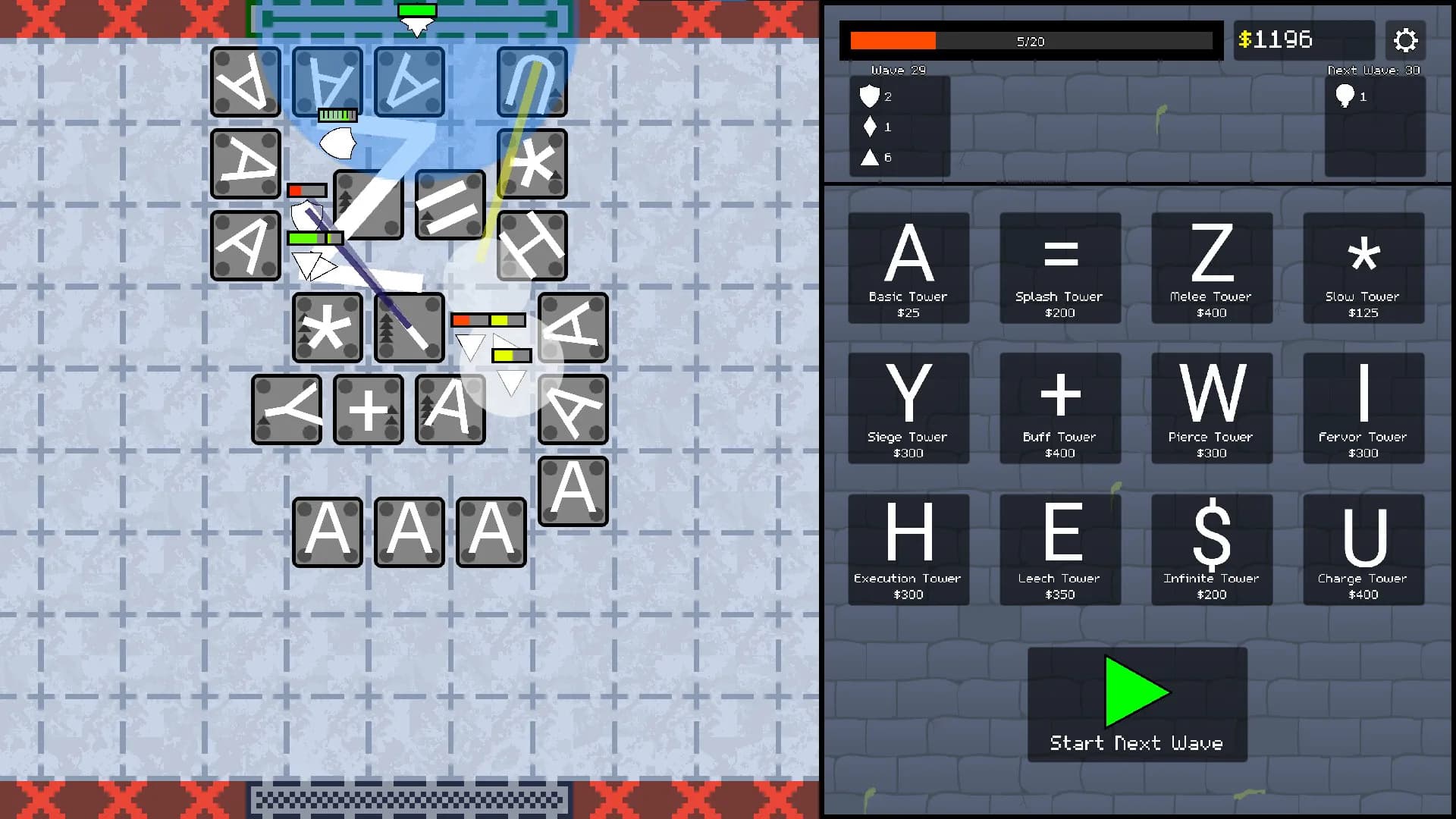 ASCII Tower Defense görsel 6