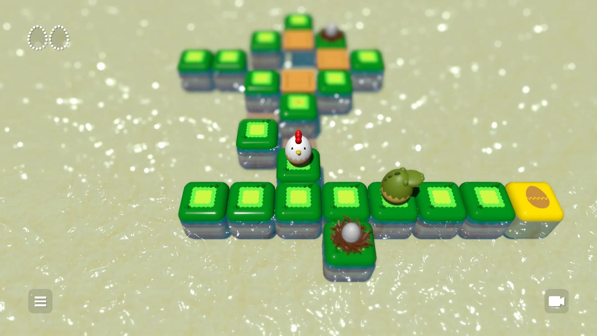 たまにわとりのパズル görsel 2