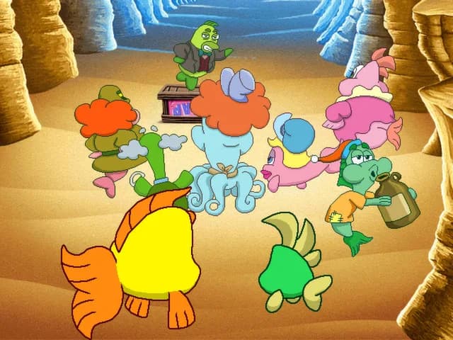 Freddi Fish 5 featuring Mess Hall Mania®: The Case of the Creature of Coral Cove görsel 2