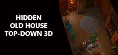 Hidden Old House Top-Down 3D görsel 1