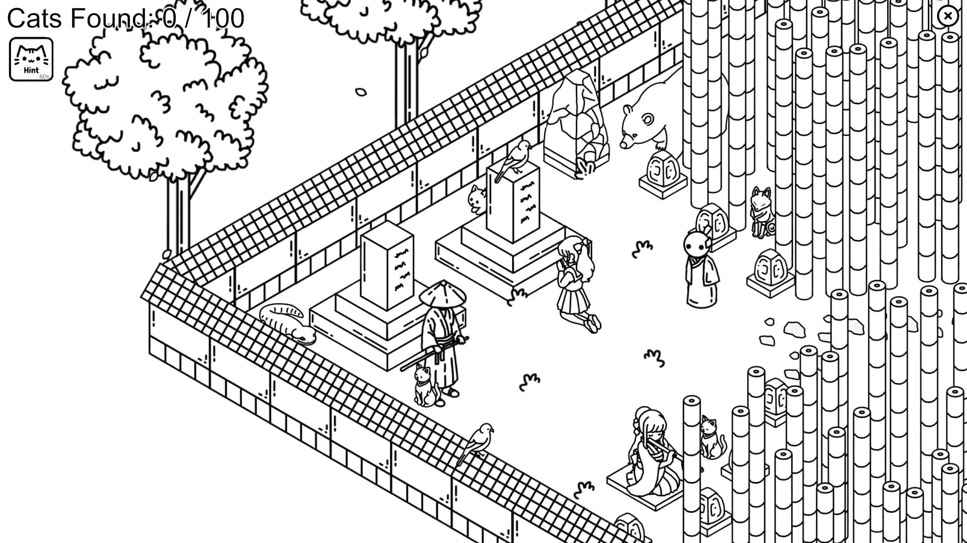 Hidden Felines: Japanese Village görsel 5