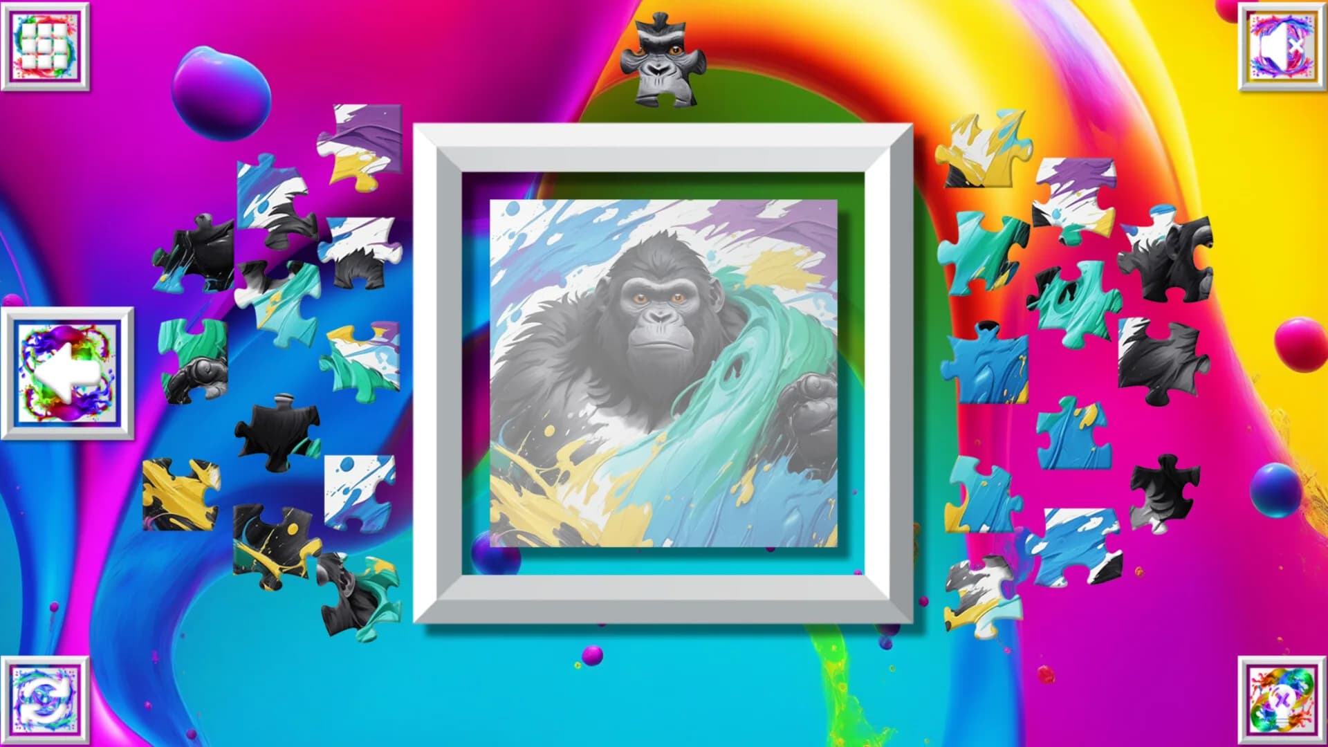 Color Splash: Monkeys görsel 4
