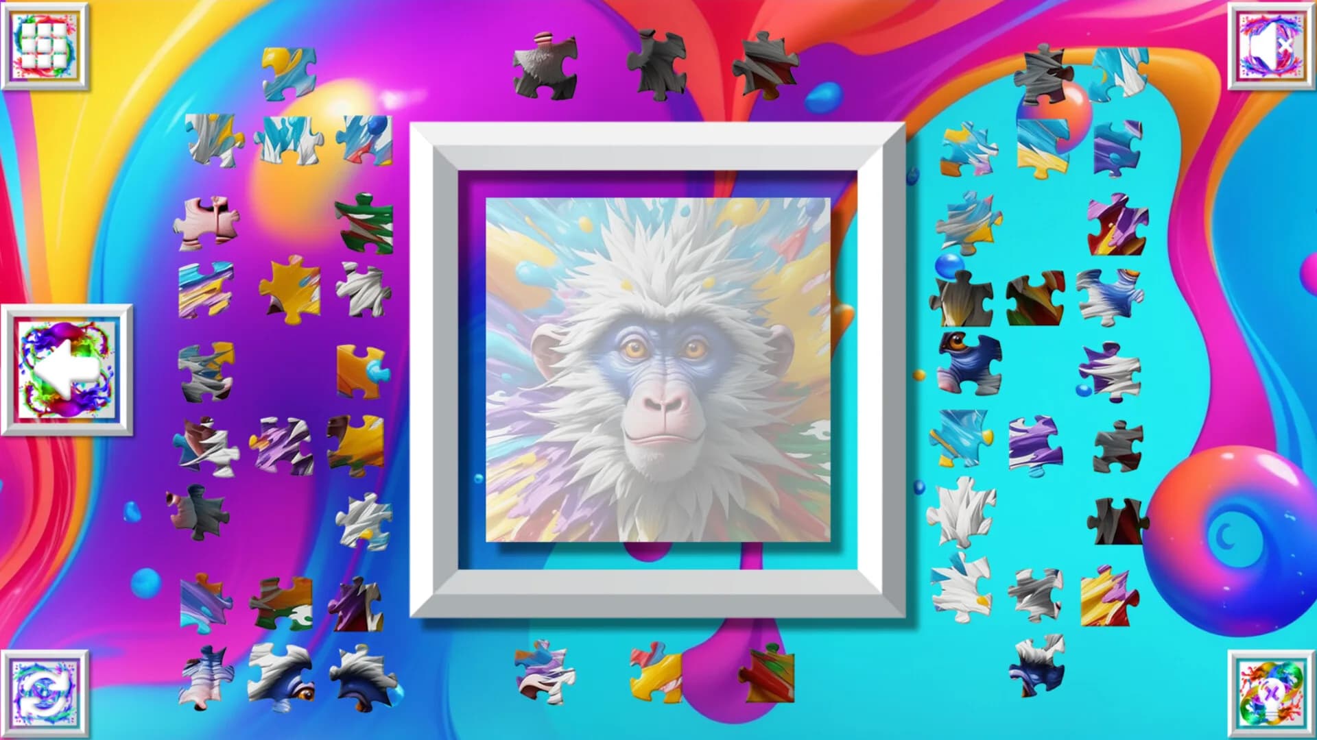 Color Splash: Monkeys görsel 6