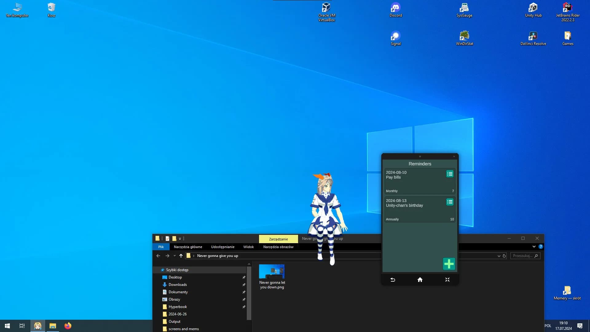 Unity-Chan: Desktop Companion görsel 6