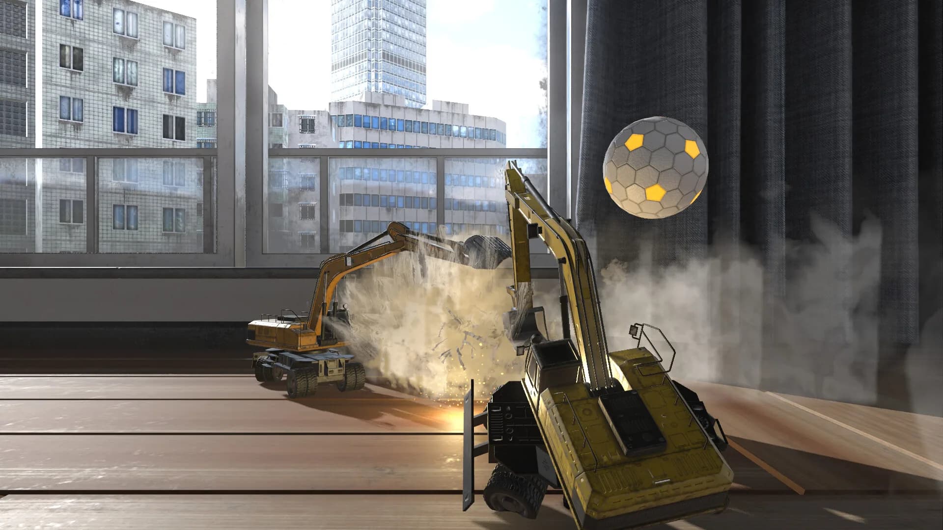 Metal Toy Excavator görsel 2