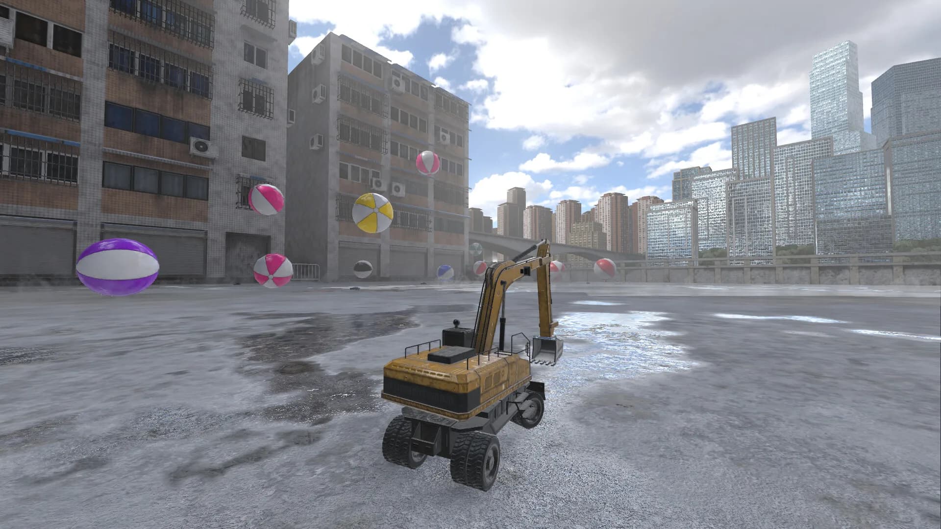 Metal Toy Excavator görsel 3