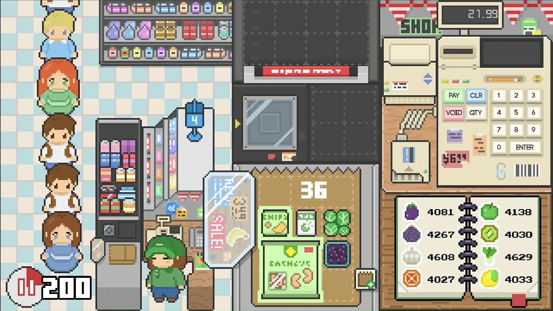 Checkout: Cashier Simulator görsel 3