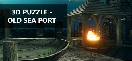 3D PUZZLE - Old Sea Port görsel 1