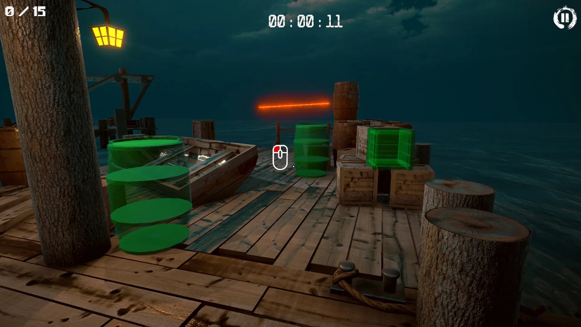 3D PUZZLE - Old Sea Port görsel 3