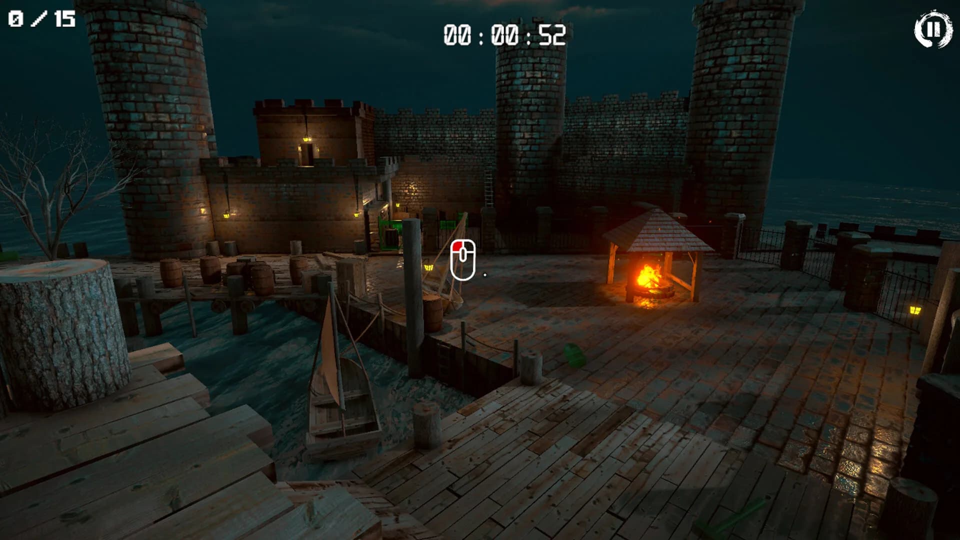 3D PUZZLE - Old Sea Port görsel 6