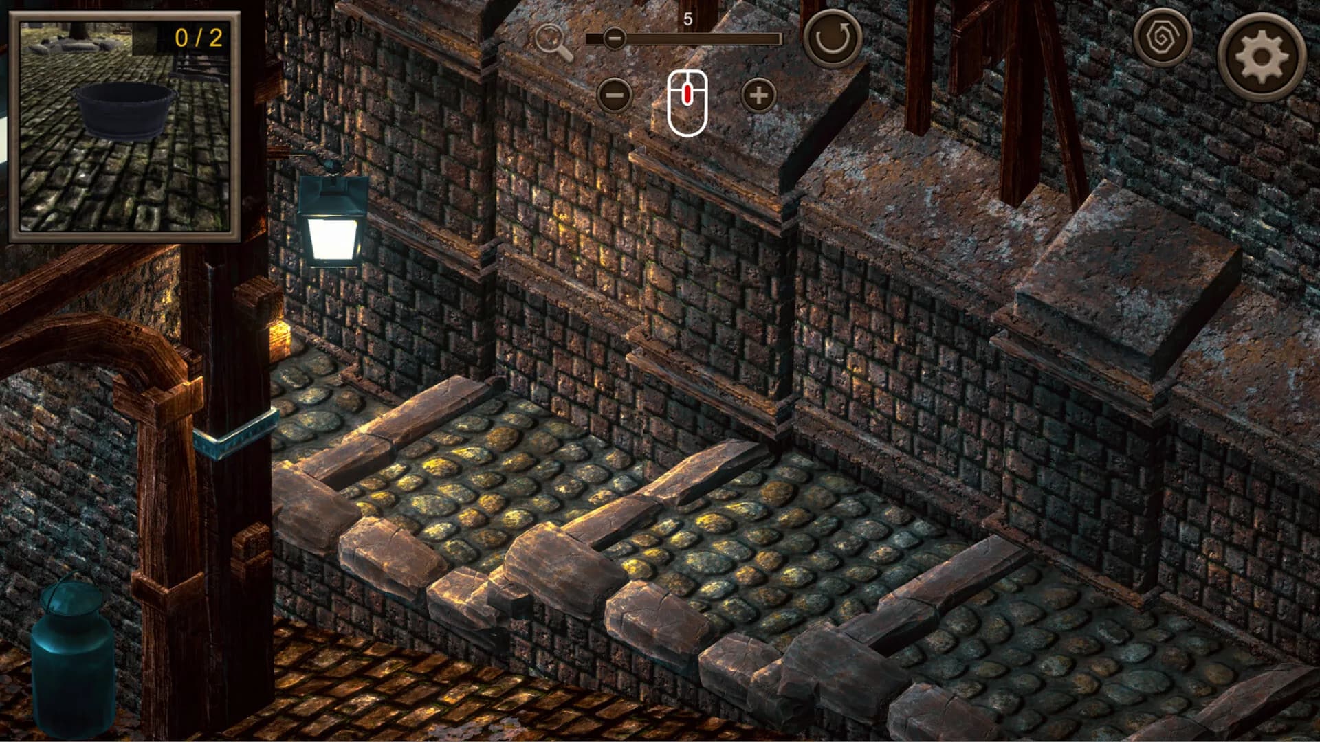 Hidden Haunted Town Top-Down 3D görsel 4