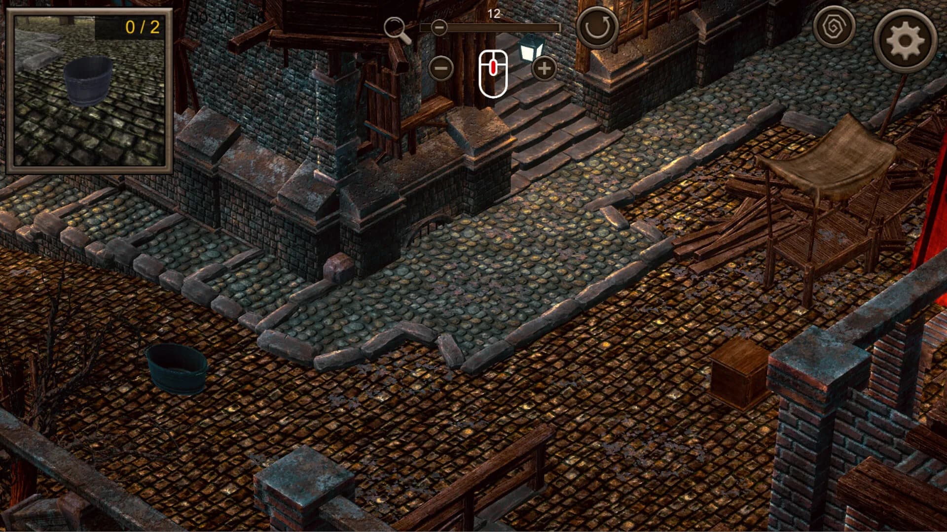 Hidden Haunted Town Top-Down 3D görsel 5