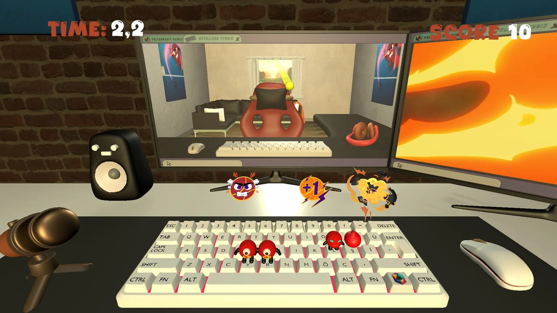 Keyboard Tennis görsel 5