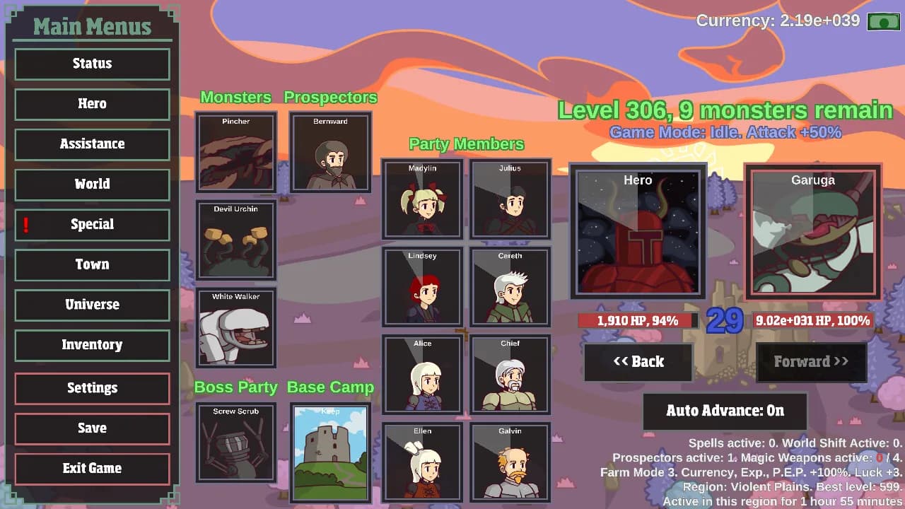 Monster Hunting: Incremental Grind Forever görsel 6