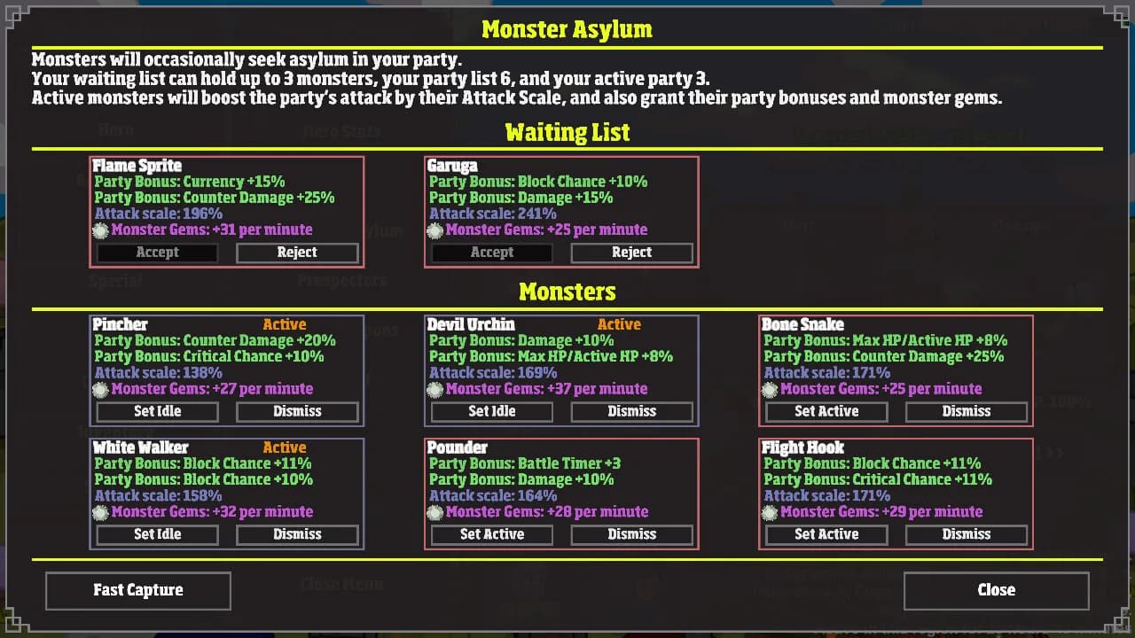 Monster Hunting: Incremental Grind Forever görsel 8