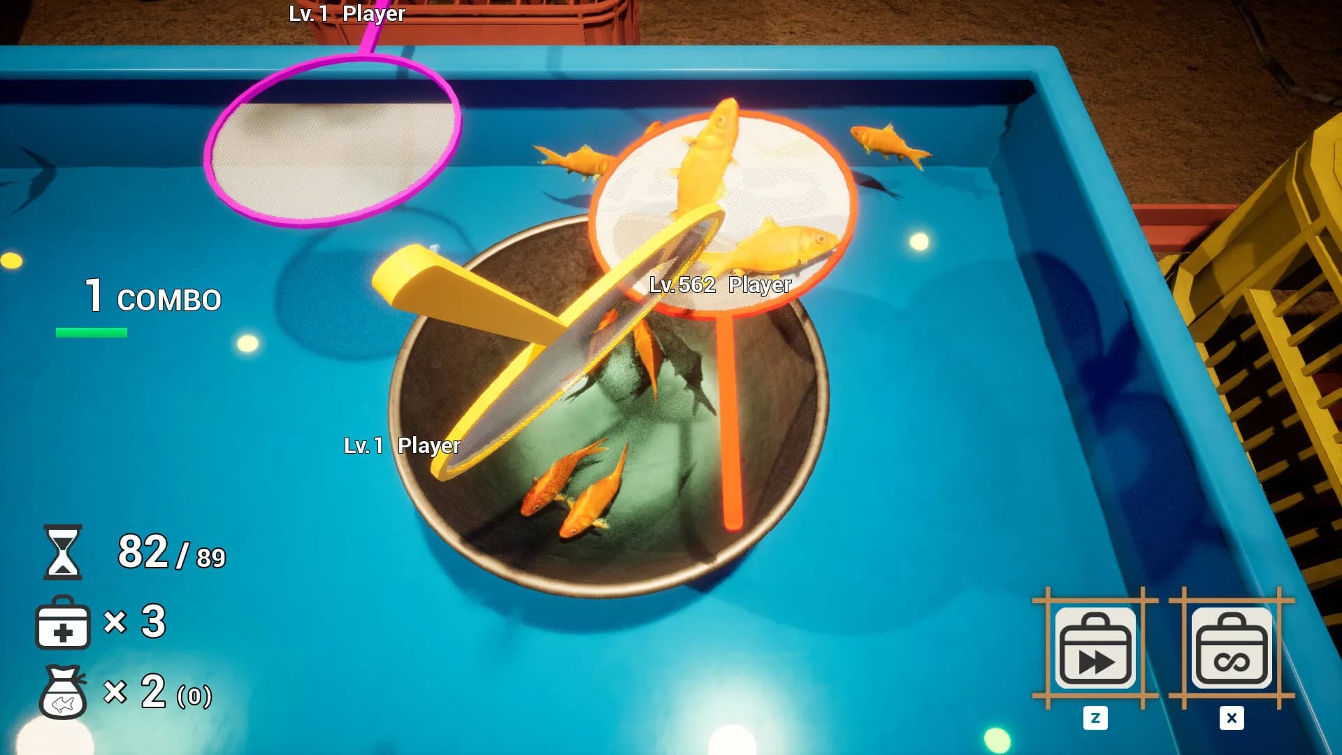 Battle of Goldfish Scooping görsel 5