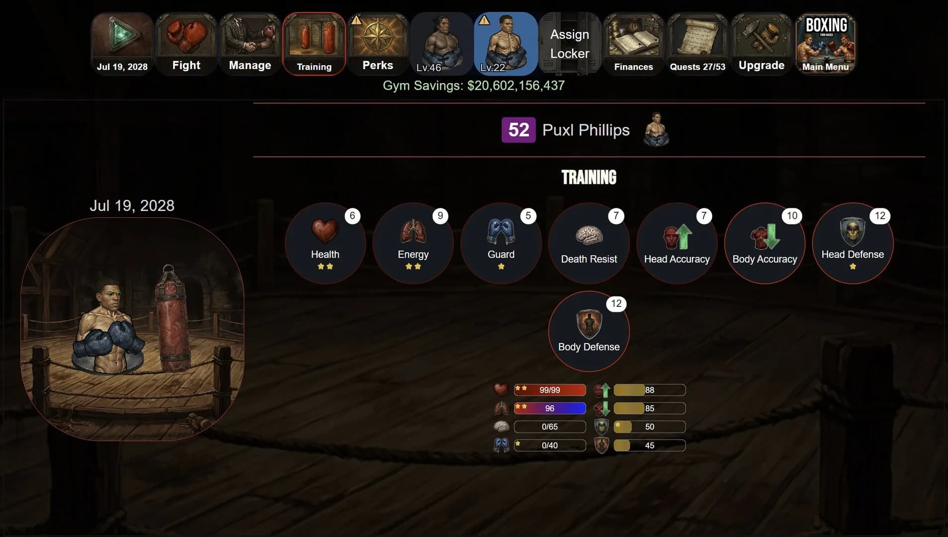 Turn Based Boxing: Tactics - Legends Edition görsel 7