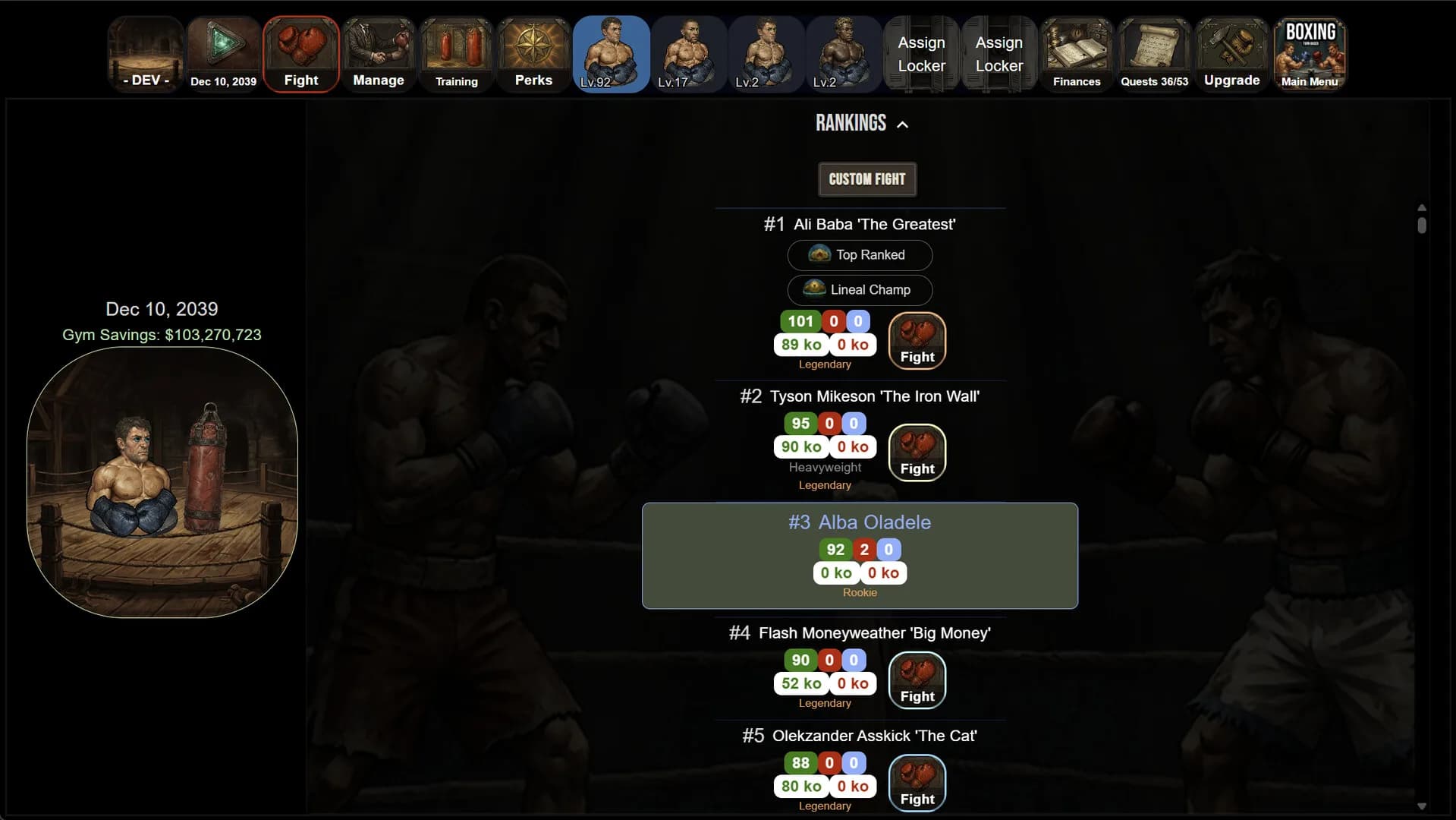 Turn Based Boxing: Tactics - Legends Edition görsel 8
