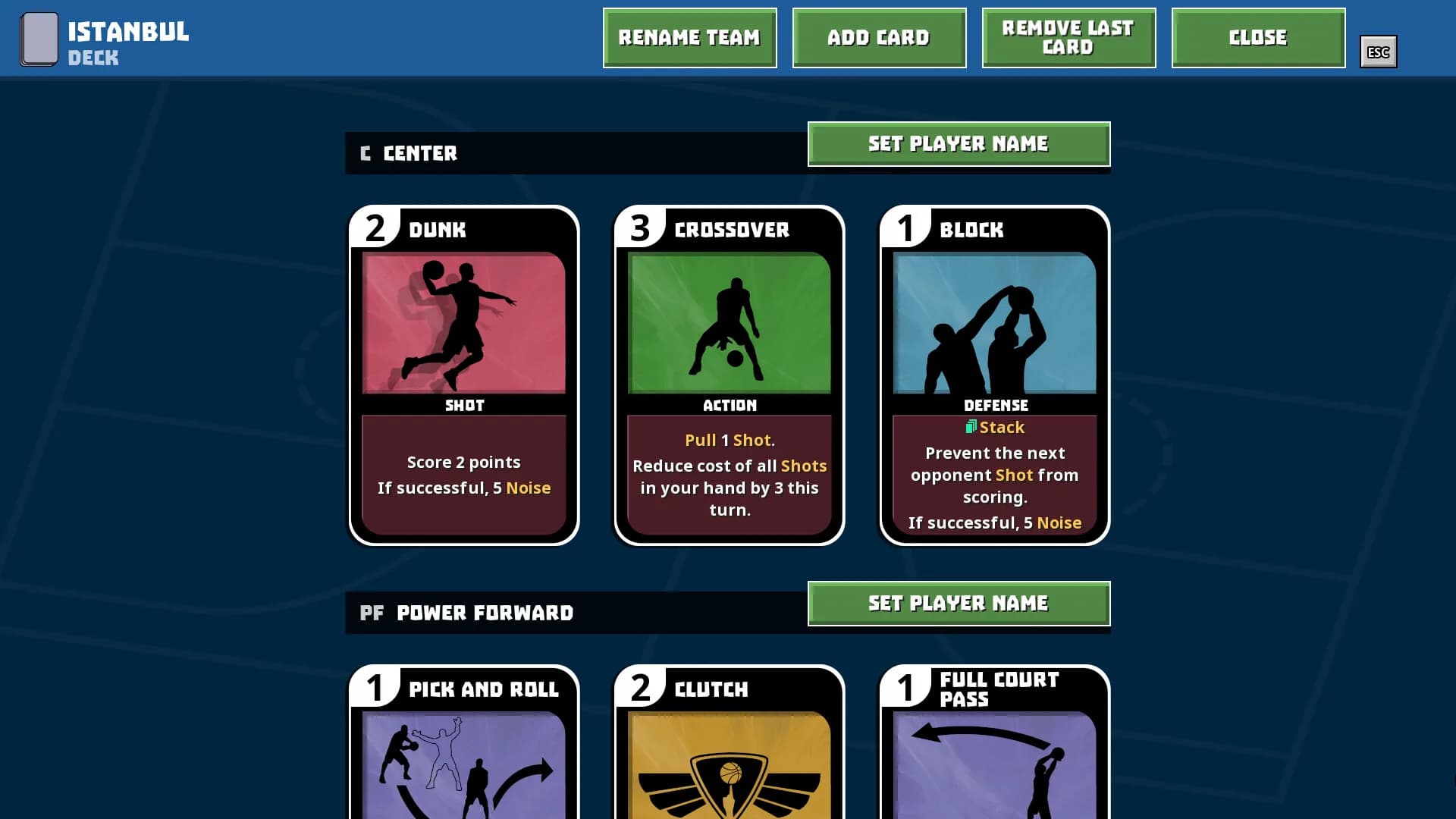 Clutchtime™: Basketball Deckbuilder görsel 11