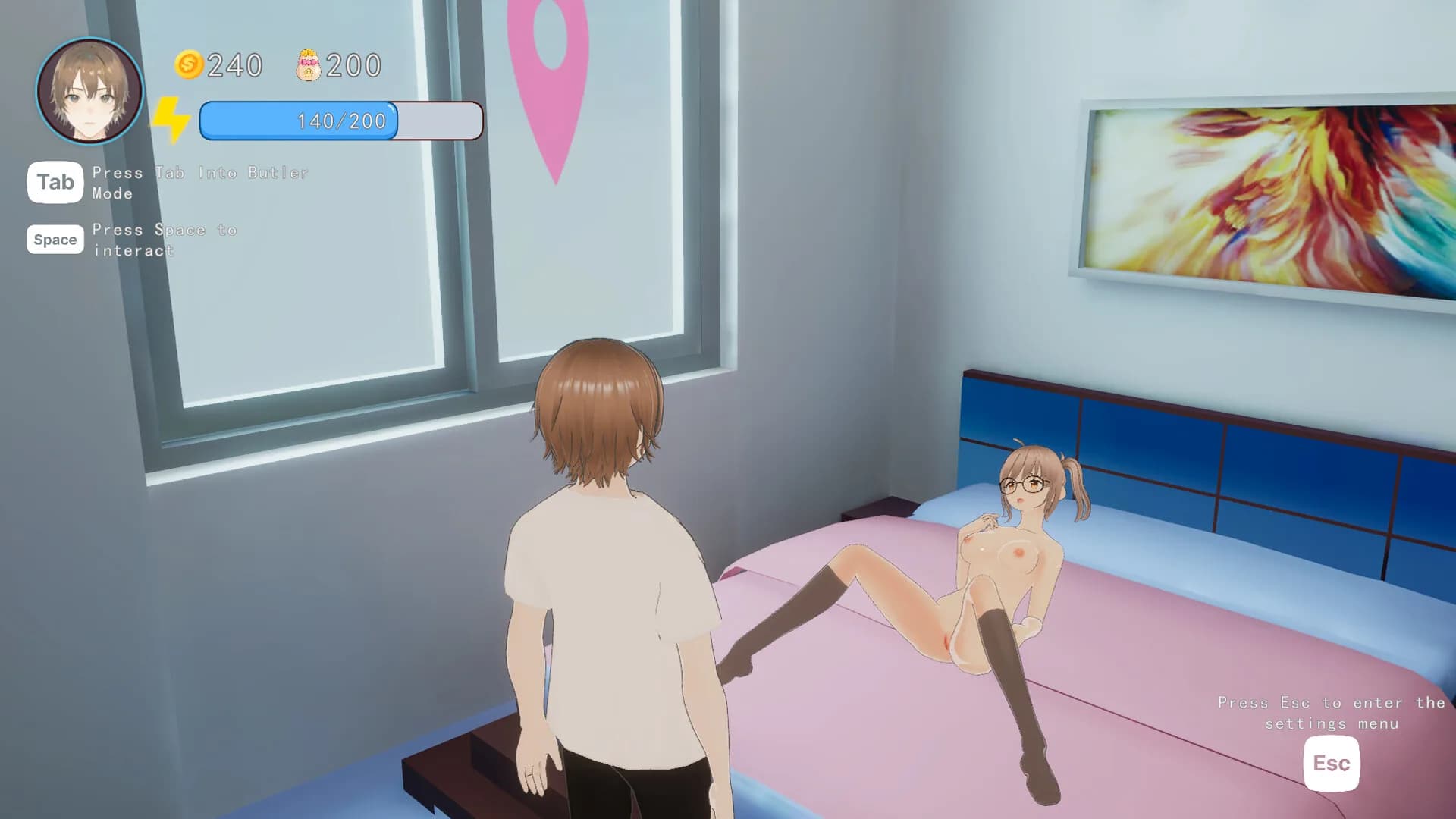 Lustful Butler And Charming Sisters görsel 7