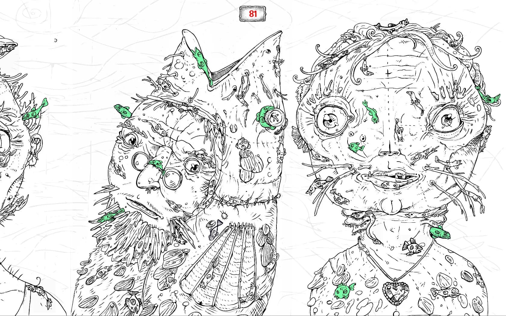 100 hidden Cthulhu fish görsel 6