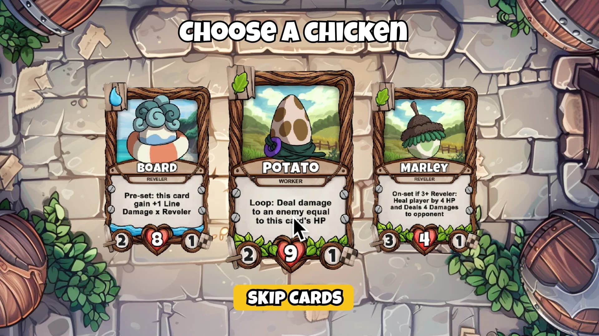 MegaChickens - Deckbuilder Roguelike görsel 6