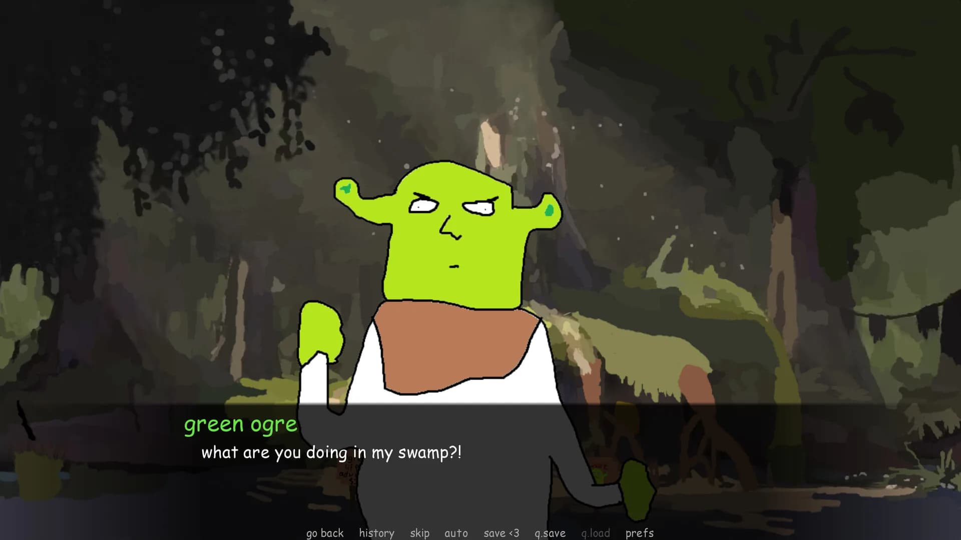 green ogre gives you terrible life advice and dies görsel 3