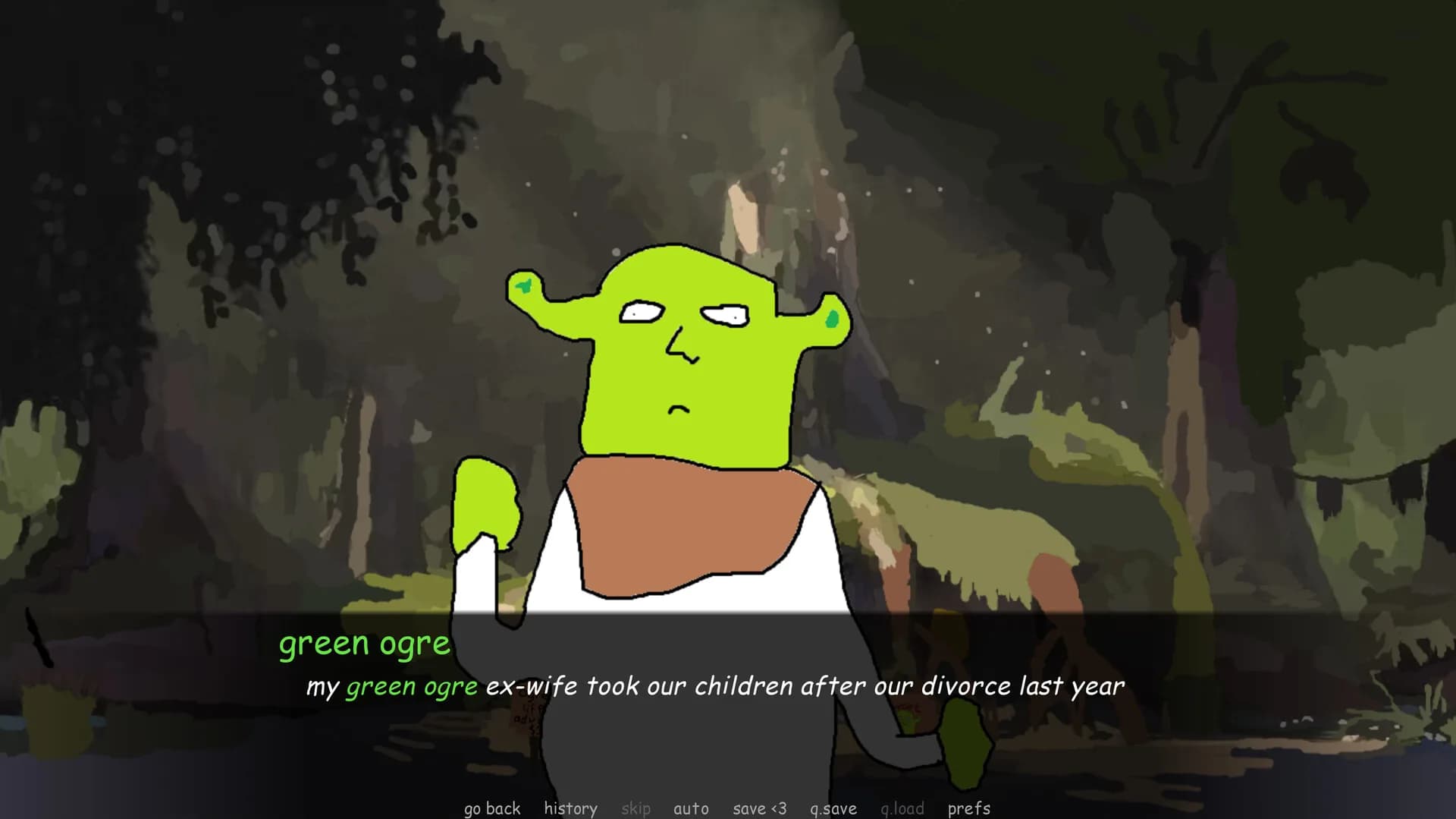 green ogre gives you terrible life advice and dies görsel 4