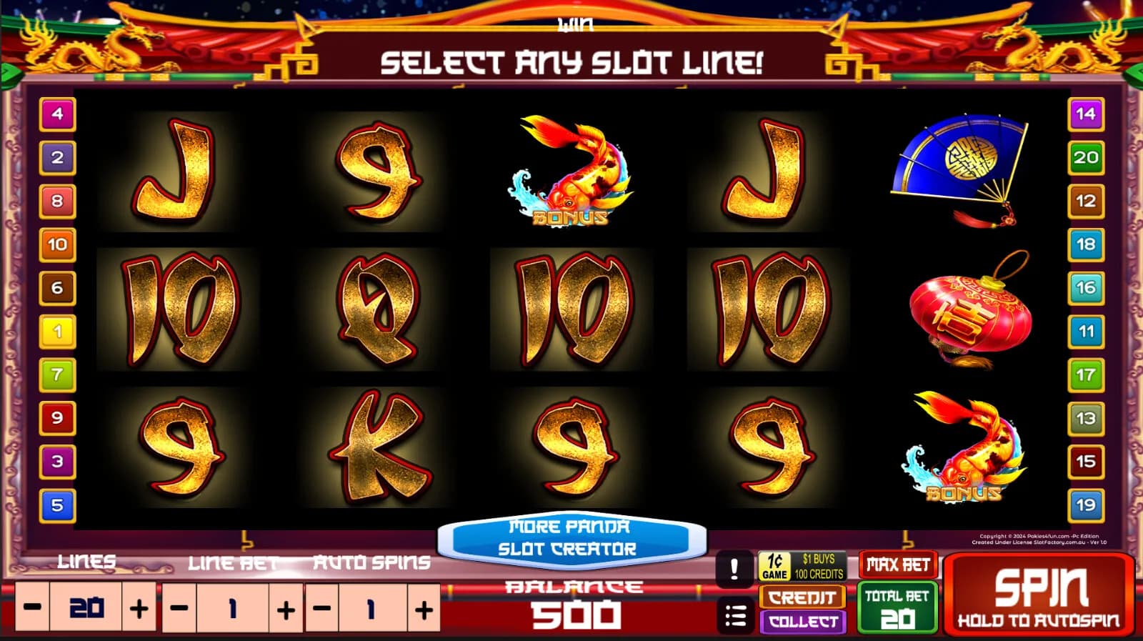 More Panda - Slot Creator görsel 4