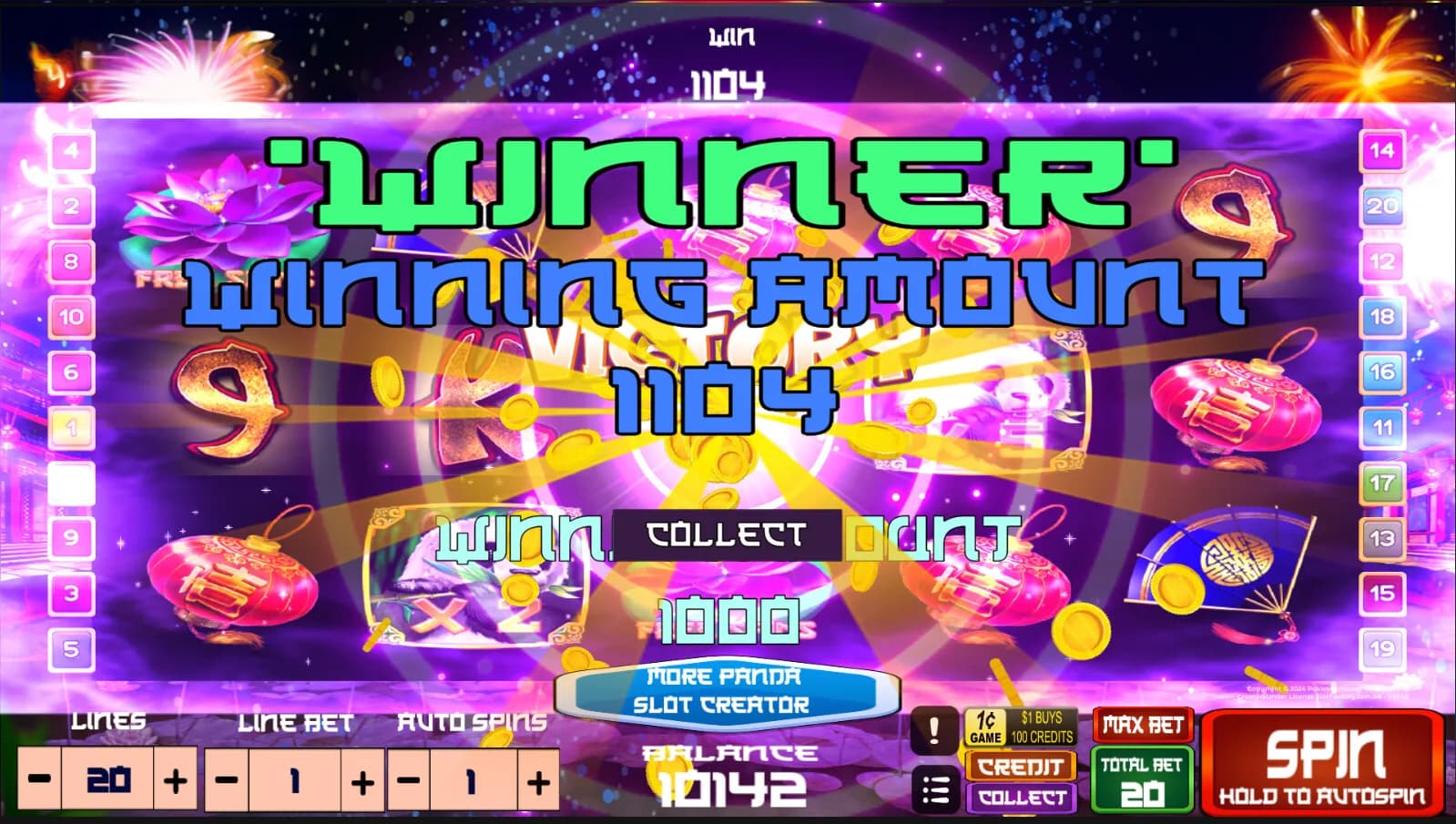 More Panda - Slot Creator görsel 5