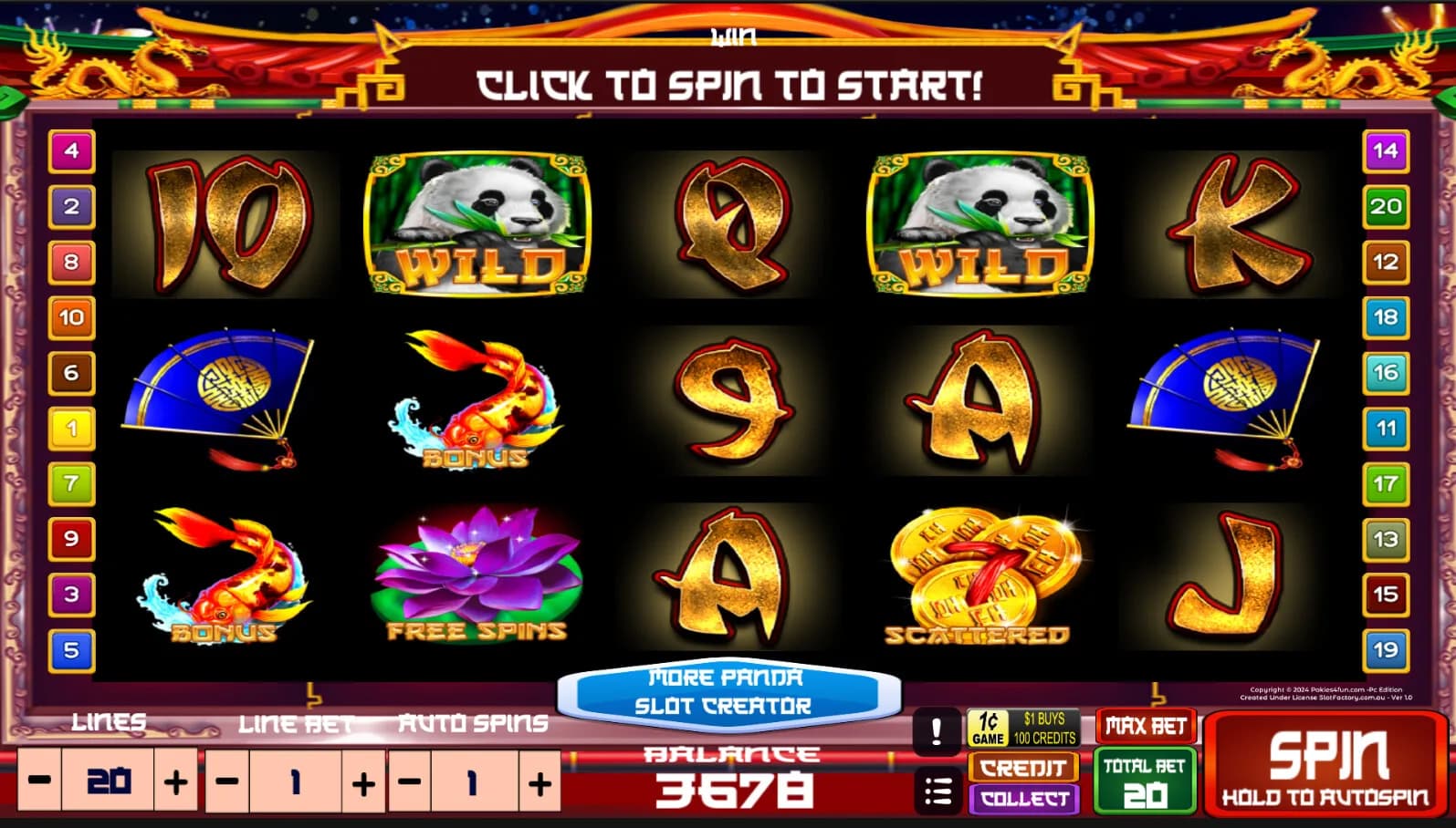 More Panda - Slot Creator görsel 6