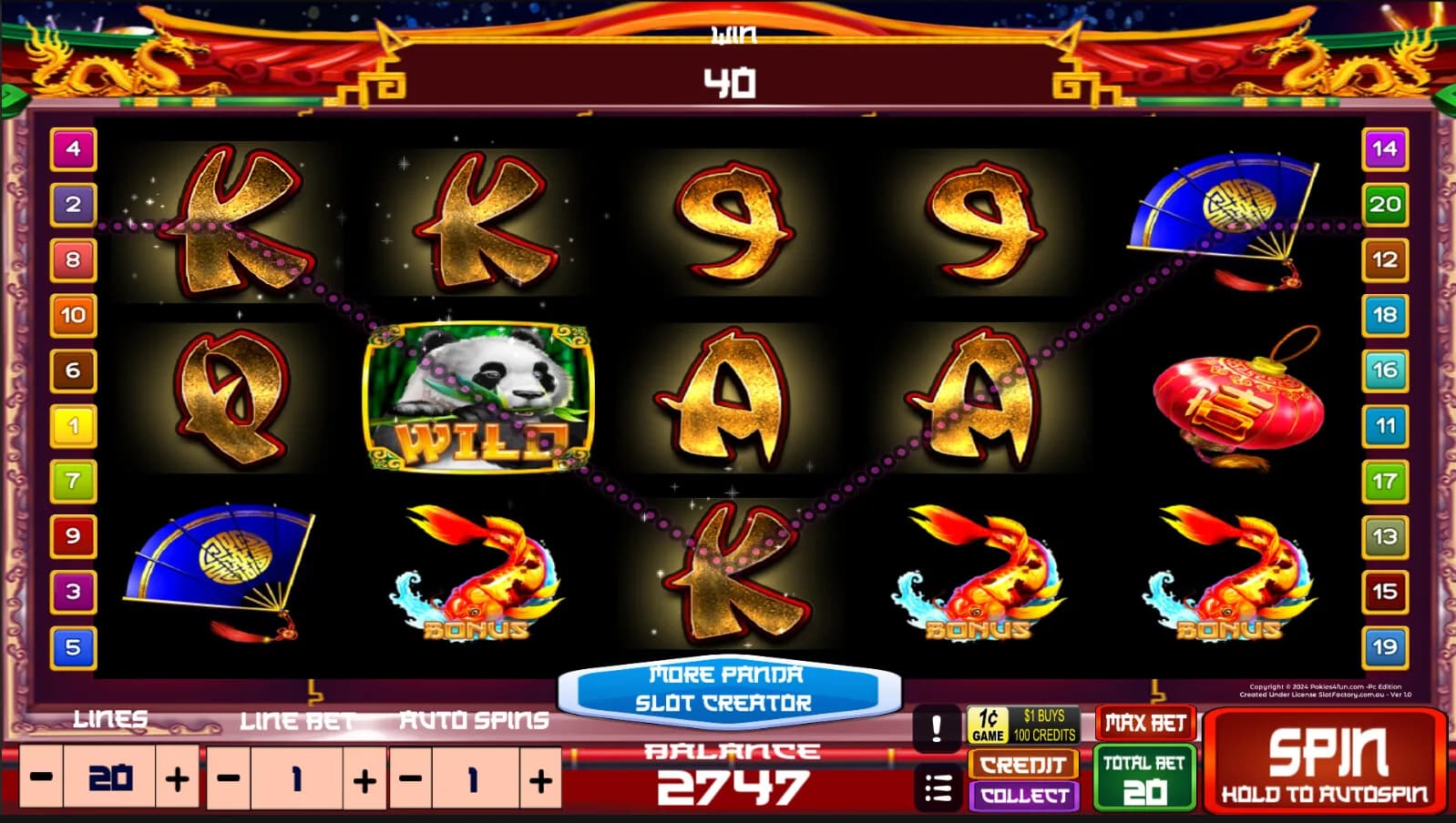 More Panda - Slot Creator görsel 9