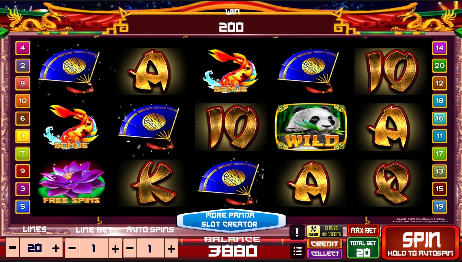 More Panda - Slot Creator görsel 10