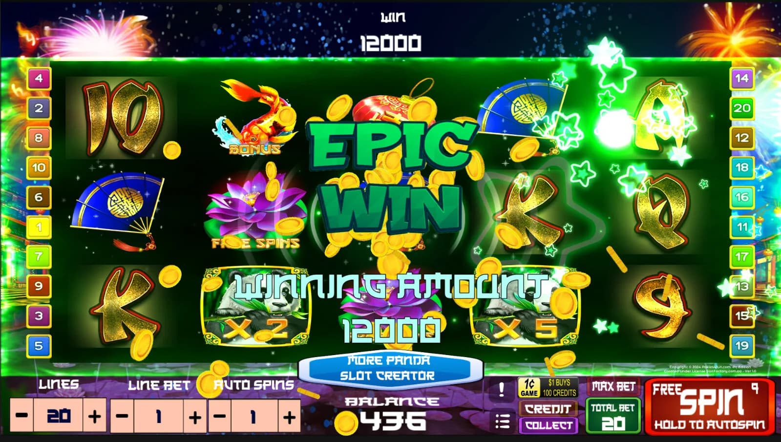 More Panda - Slot Creator görsel 11