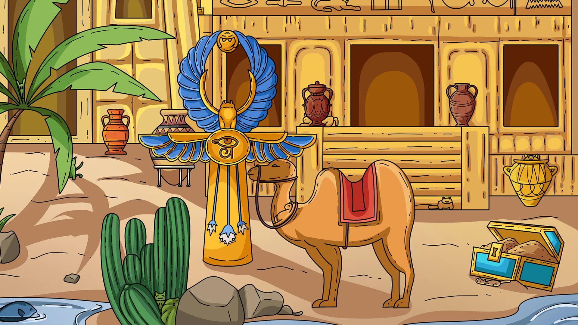 100 Egypt Cats görsel 2