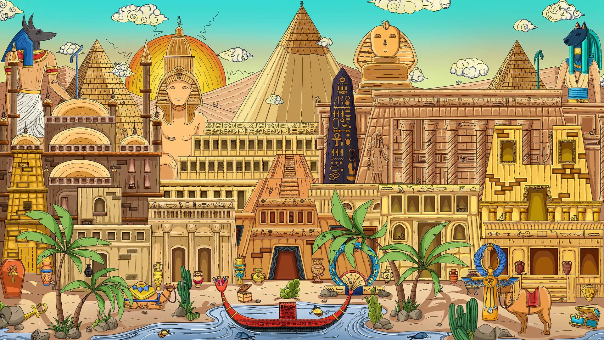 100 Egypt Cats görsel 4