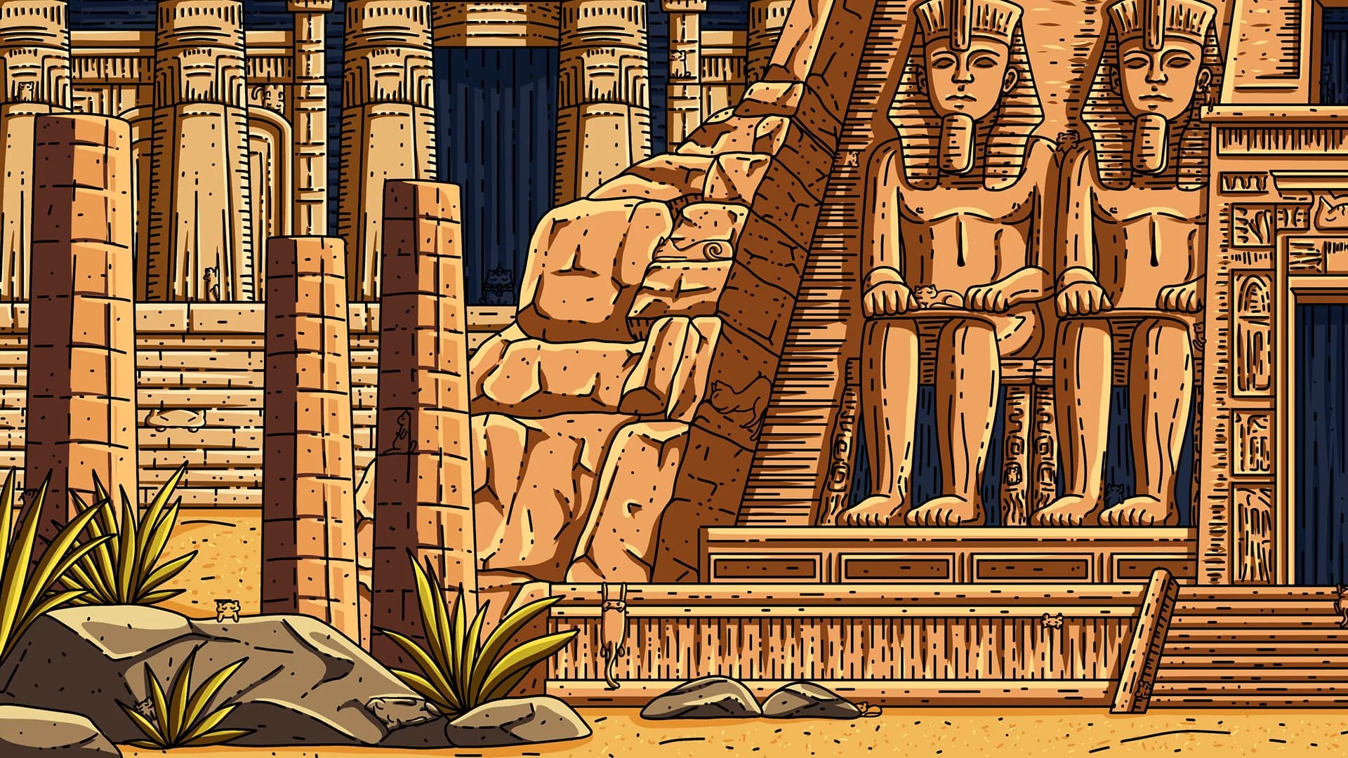100 Egypt Cats görsel 7