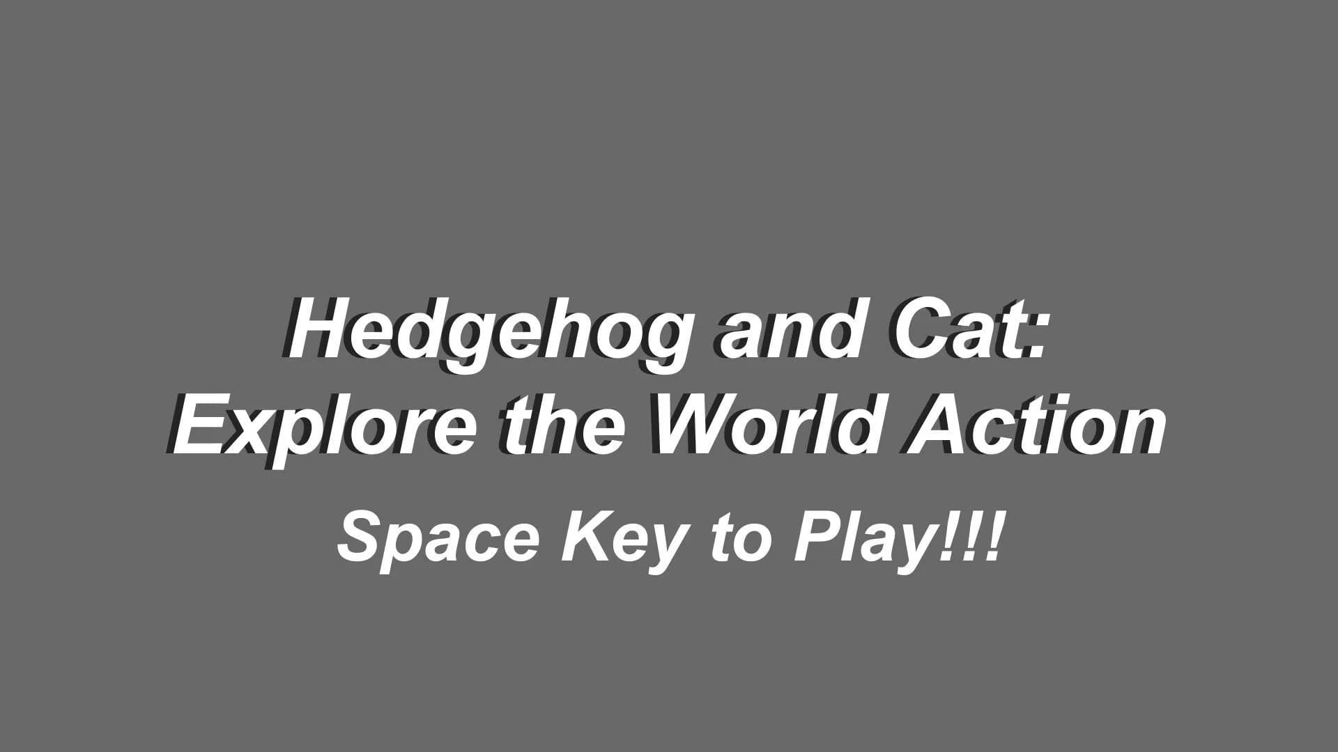 Hedgehog and Cat: Explore the World Action görsel 2