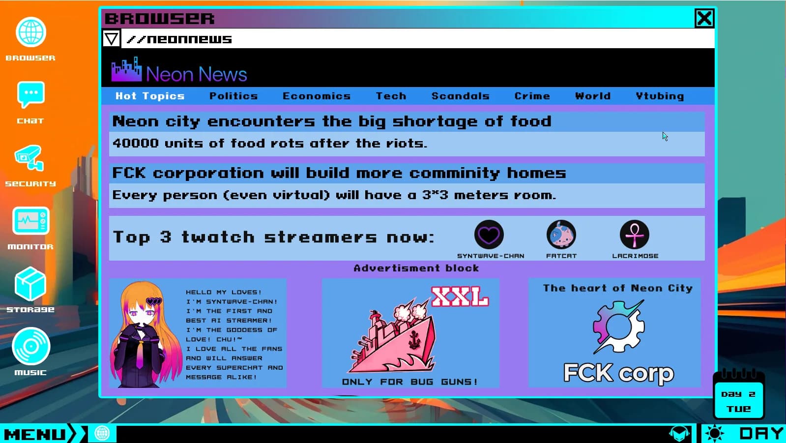 Neon City Hacker görsel 3