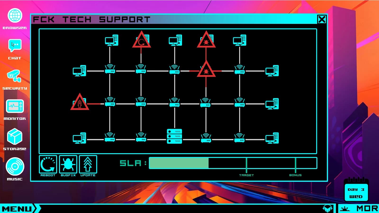 Neon City Hacker görsel 7