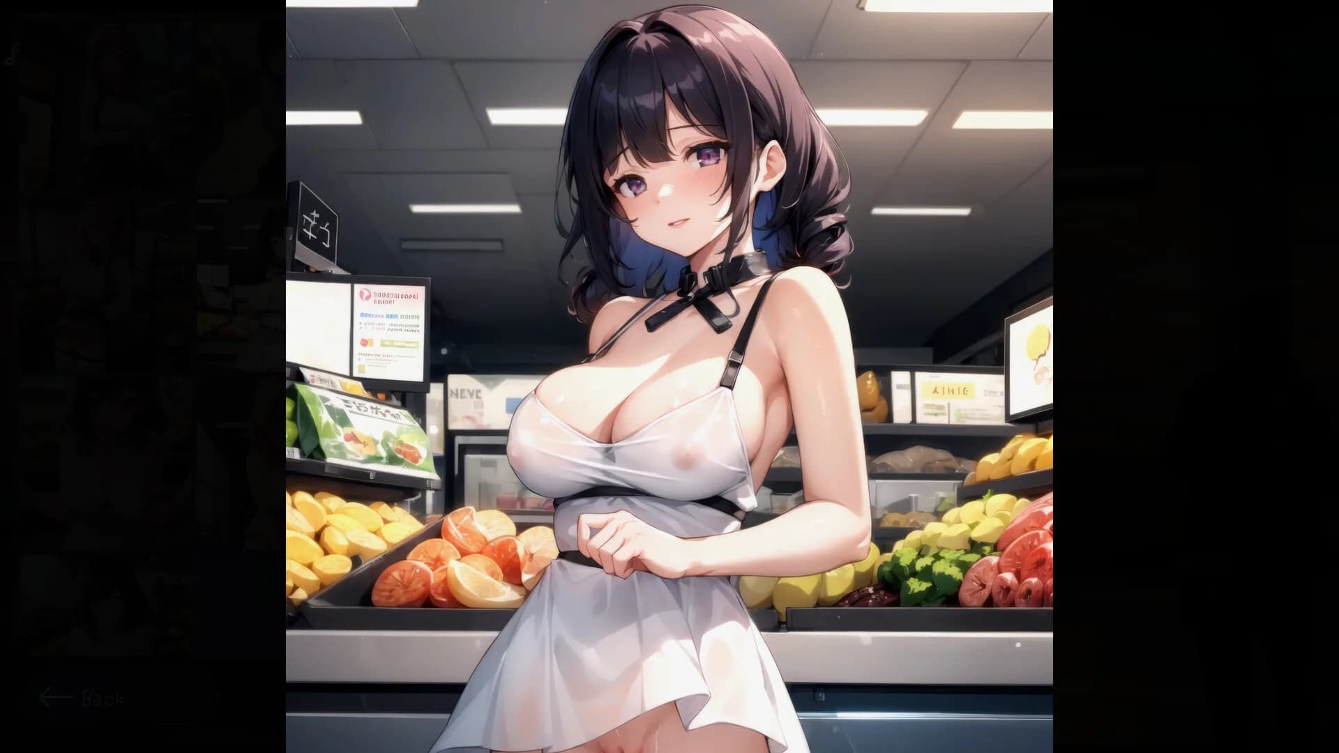 Hentai Senpai: Konbini no Shirigaru Onna görsel 2