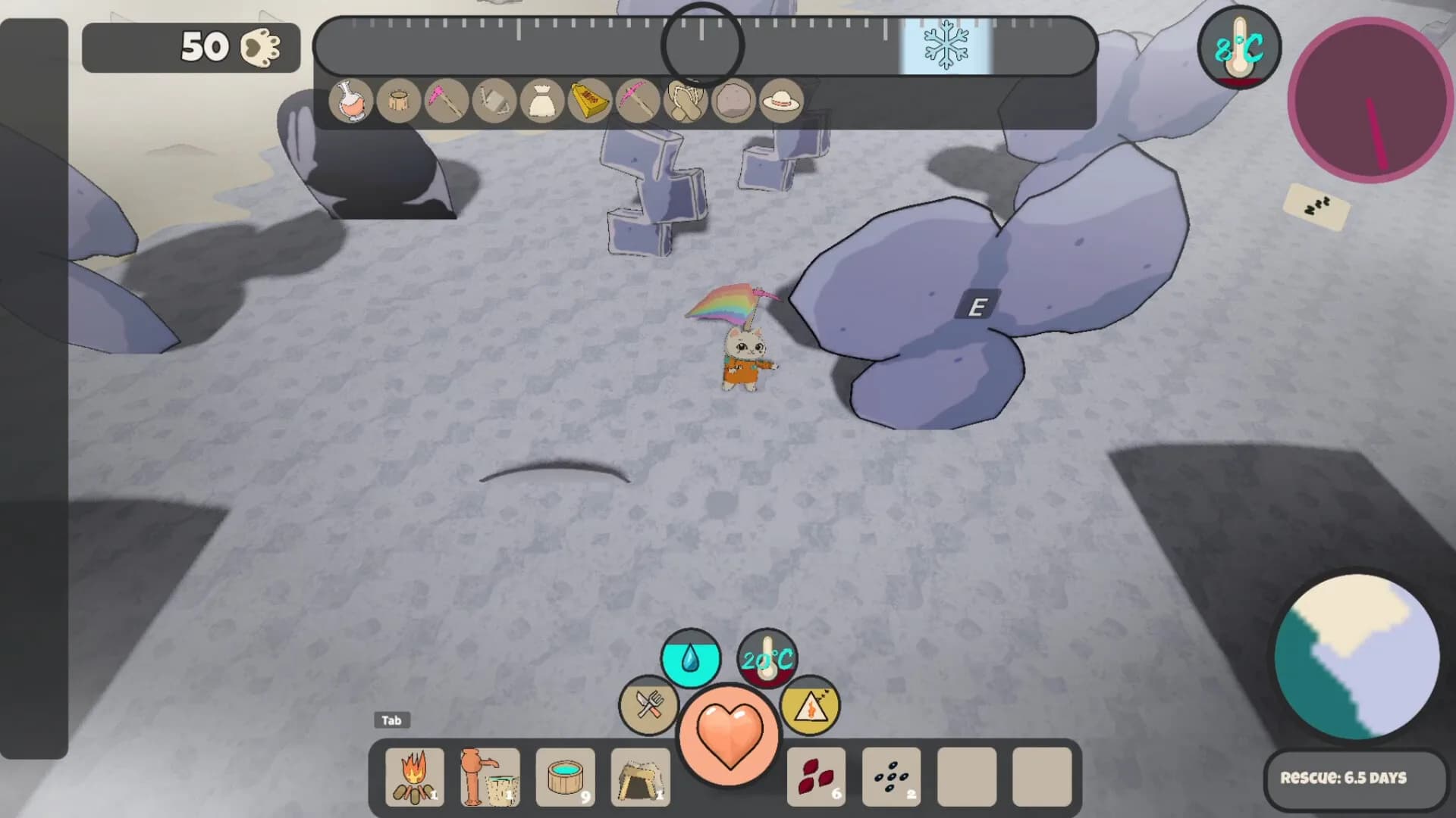 Space Kitten: An Easy Survival Game görsel 2